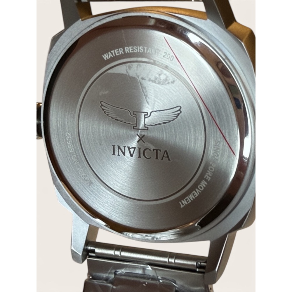 Invicta Specialty 69632 Mens 44mm Silver Stainless Steel Quartz Watch NIB - Picture 7 of 8